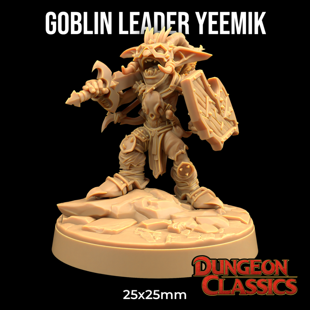 DnD Miniature I Dungeon Classics Iโมเดลบอร์ดเกม (งานเรซิ่นยังไม่ลงสี) ฐาน 1-2 นิ้ว - รูปที่ 3