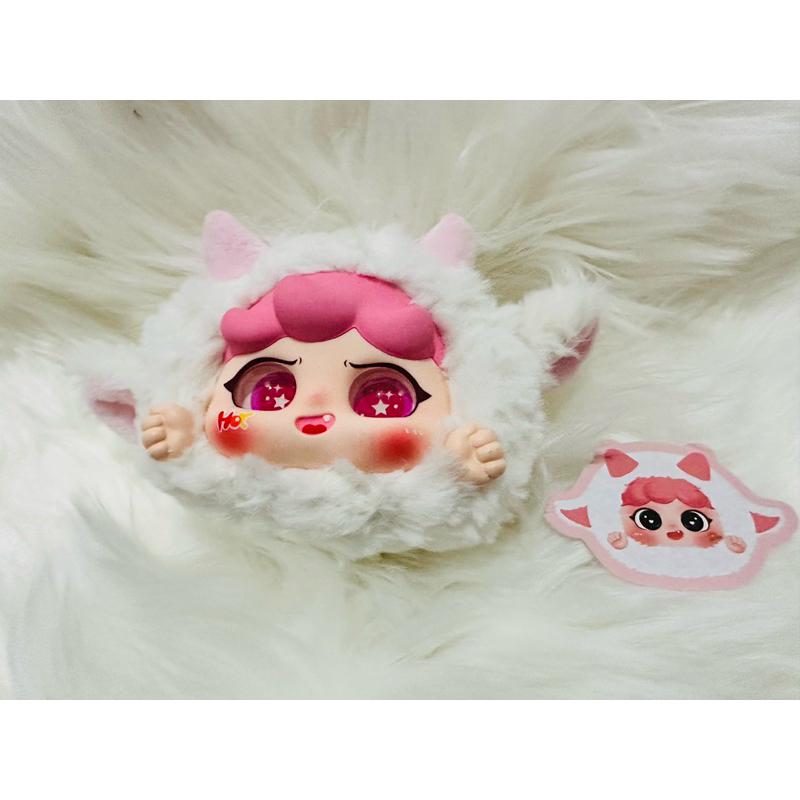 ตุ๊กตา Miko สีขาว แกะกล่องแล้ว มีการ์ด