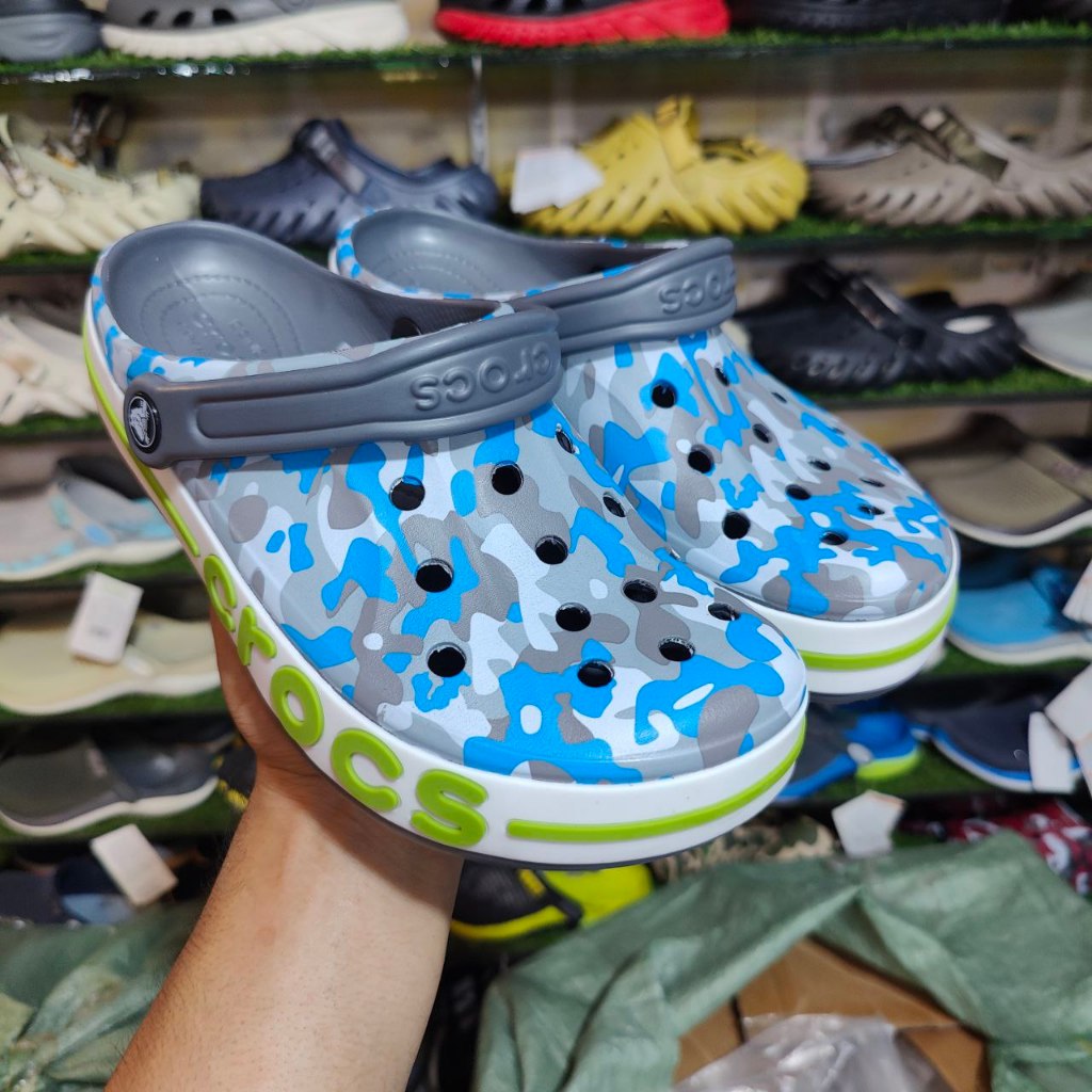 รองเท้า Croccs BayaBand Clog หิวนอก ถูก กว่าshop รองเท้าแตะ หัวโต นิ่ม เบา ใส่สบาย