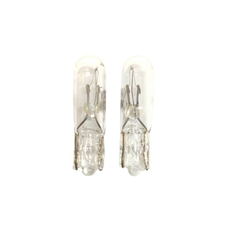 2pcs  T5 12v 1.2W หลอดไฟหน้าปัด หลอดไฟบอกตำแหน่งเกียร์