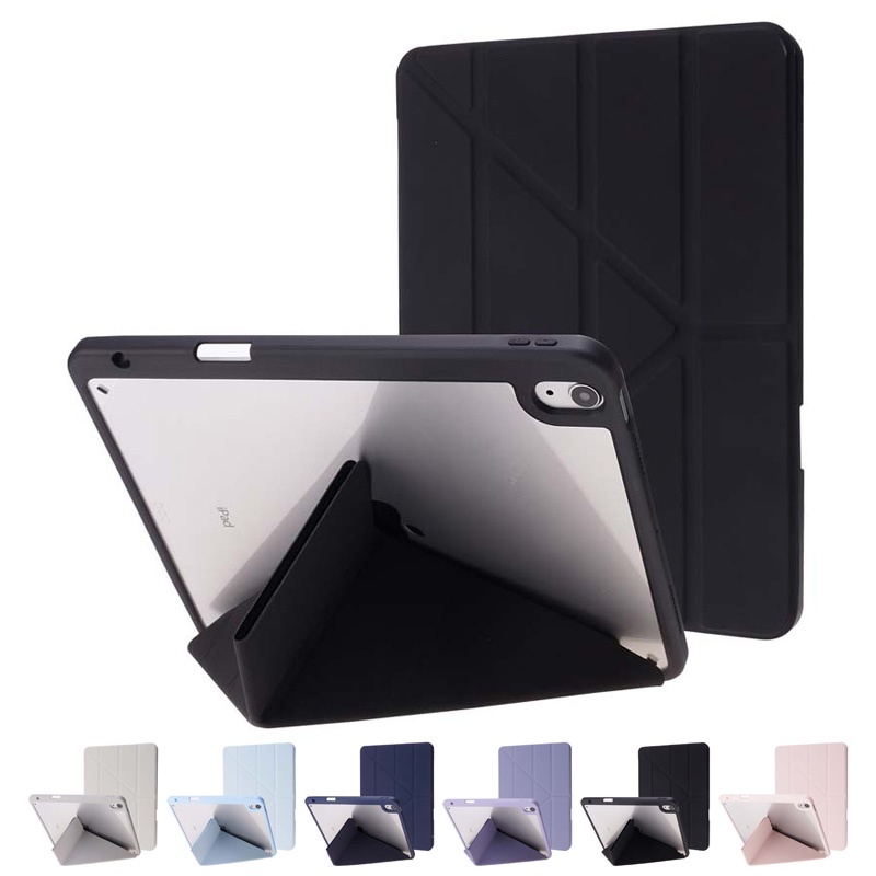 Evo Crystal Folio Case เคสใสฝาพับ สำหรับ iPad Gen 10/11 Air 4/5/6/11 Pro 11 ตั้งได้