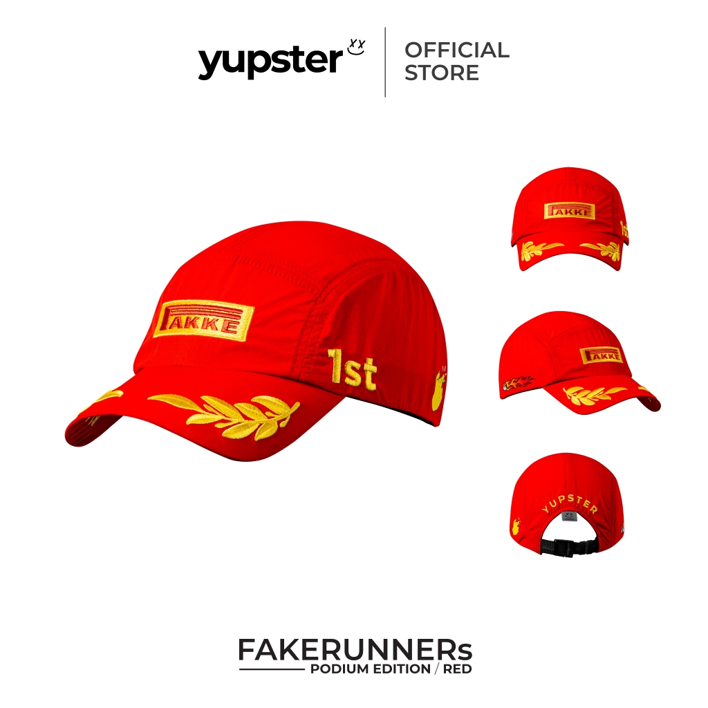 yupster | Fake Runner  Podium Editon หมวกแค๊ป ปีกแข็ง หมวกวิ่ง กันแดด รุ่นพิเศษ จำนวนจำกัด