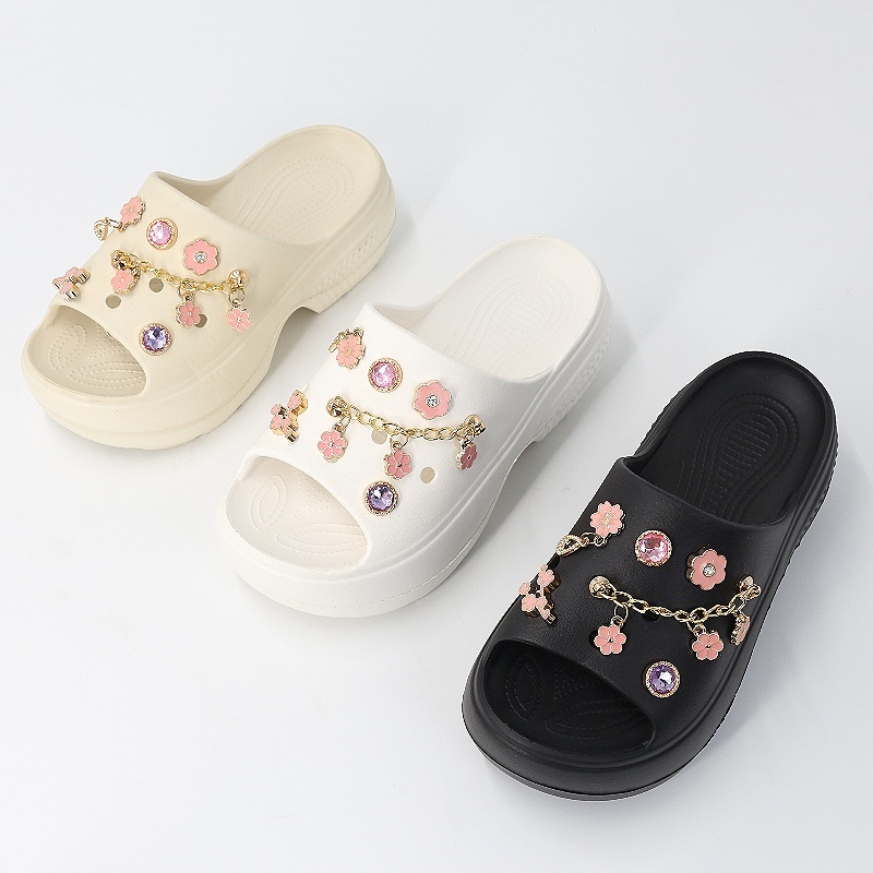 Falisar รองเท้าแตะแฟชั่นเกาหลีใหม่ล่าสุด ส้นสูง8cm เสริมความสูงเร่งสวย (36-41 3สี) 312-2