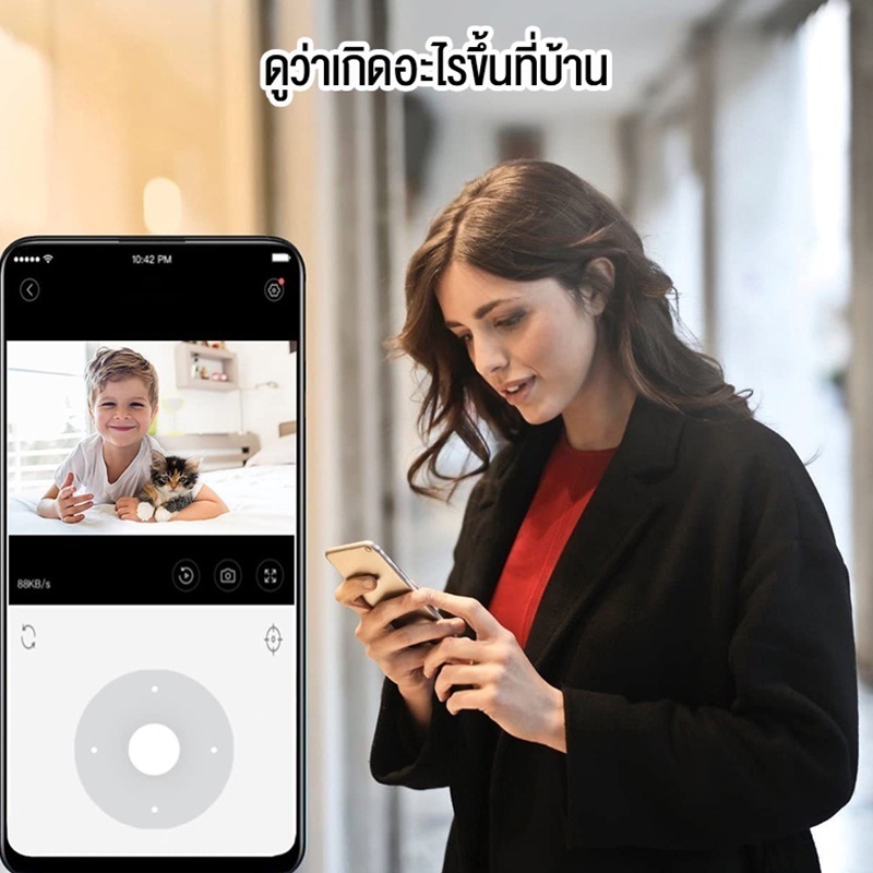 【ประสานเสียงและวิดีโอ 4k】🔥X1กล้องวงจรปิดจิ๋ว HD WIFI กล้องมินิ เล็กง่ายต่อการวาง กล้องวงจรปิดขนาดเล็ก กล้องวงจรมินิ
