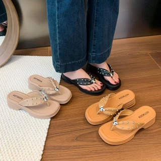 D390 รองเท้าแตะหูคีบแฟชั่น ใส่สบายไม่เจ็บเท้า