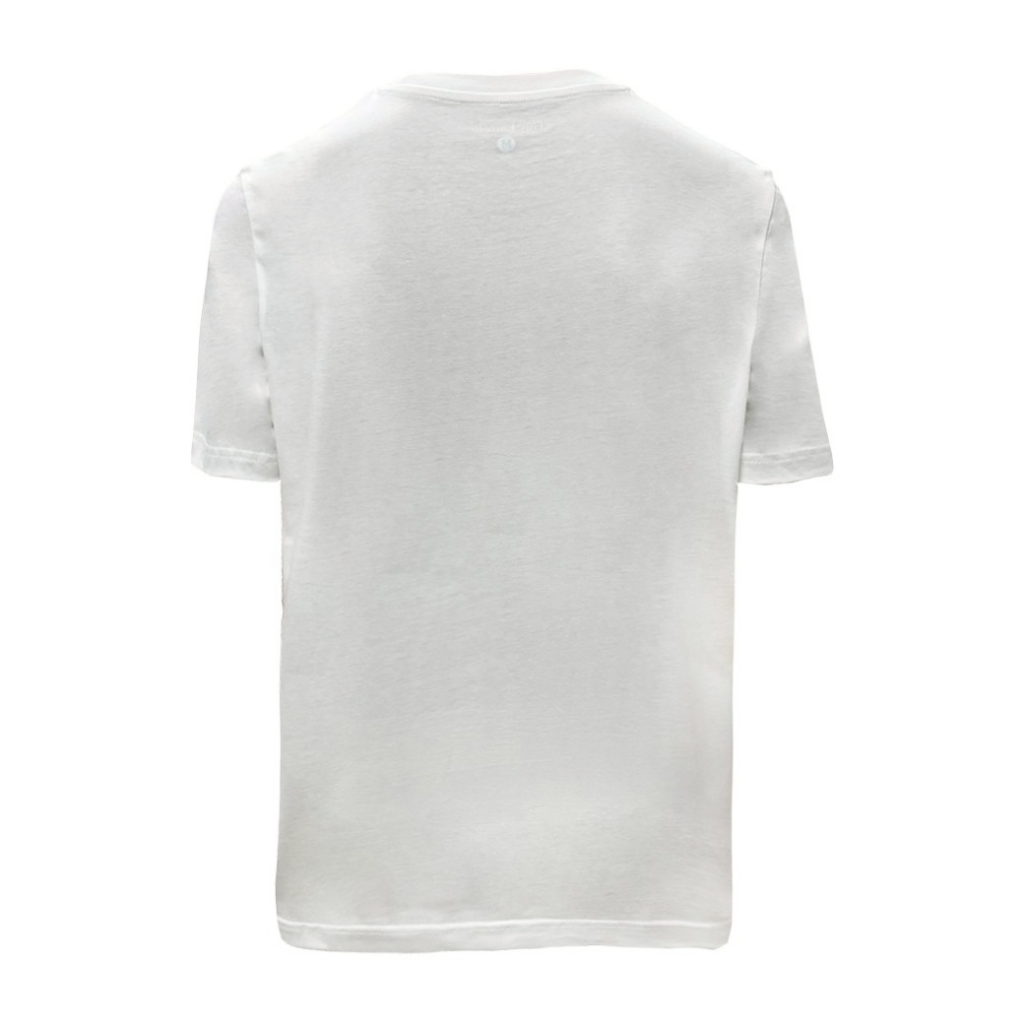 Guy Laroche เสื้อยืดแขนสั้นคอกลม สกรีนโลโก้ ผ้าฝ้าย 100% ทรง REGULAR FIT - สีขาว รุ่น BKT6100P5