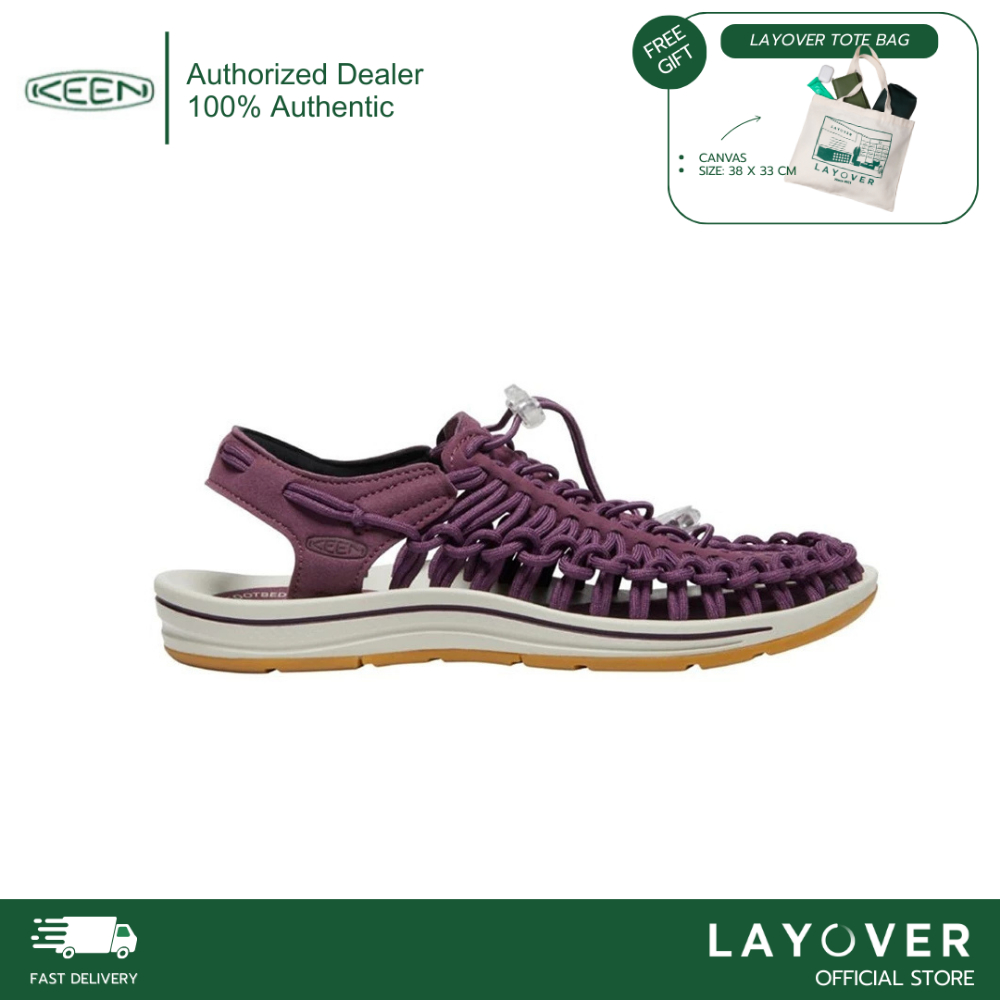[ส่วนลด20% 20XTRA10AB] Keen Women’s UNEEK “Prune Purple/Prune Purple”
