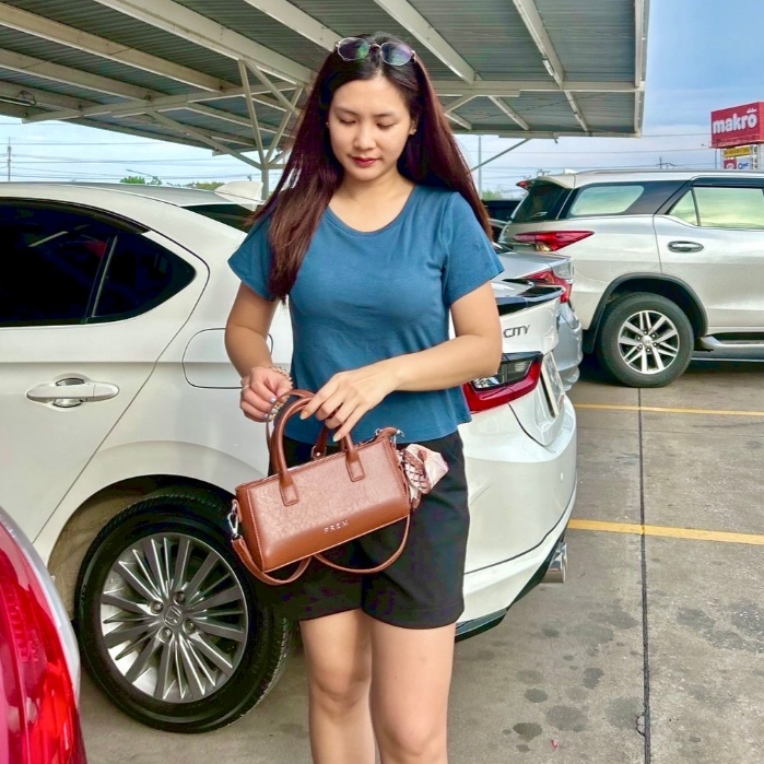 เสื้อโดนัท ผ้าร่องยืด มีบราฟองน้ำในตัว ใส่สบาย ไม่ร้อน #361