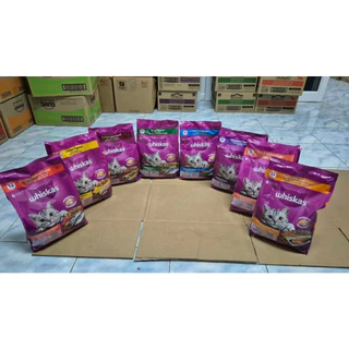 Whiskas วิสกัส อาหารแมว อาหารเม็ดแมว 1.1-1.2kg ลูกแมว แมวโต