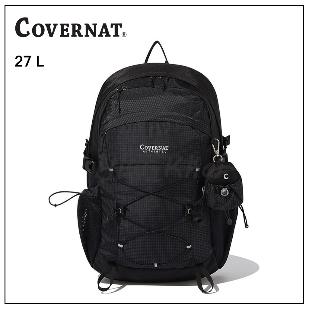 *Pre-order* 𝐂𝐎𝐕𝐄𝐑𝐍𝐀𝐓 Light String Backpack Cool Black  กระเป๋าเป้สะพายหลัง 27L
