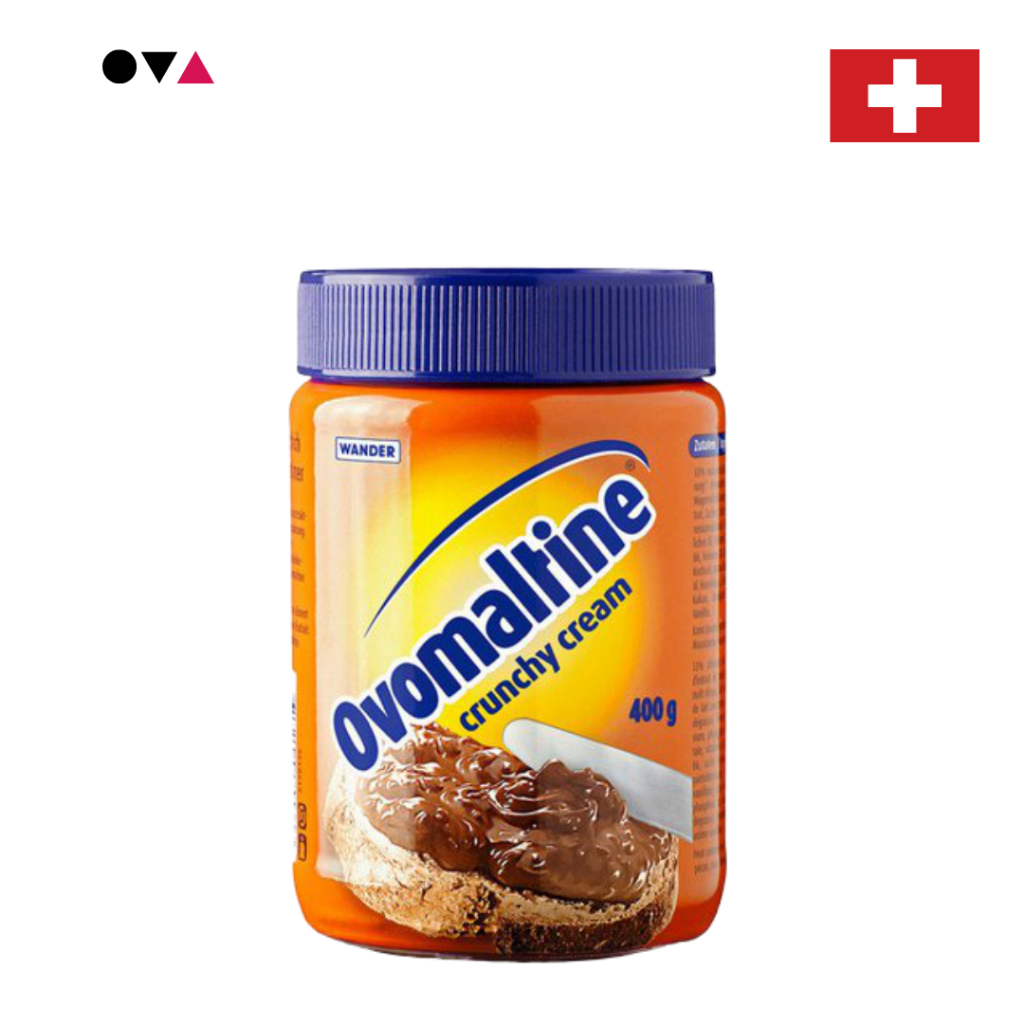 Ovomaltine Crunchy Cream 380g ครีมทาขนมปัง Ovomaltine กรุบกรอบ