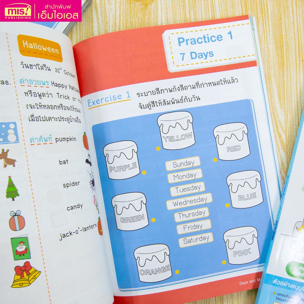 MISBOOK หนังสือติวภาษาอังกฤษให้ลูก ระดับชั้น ป.1 สรุปเนื้อหาในภาคเรียนที่ 1- 2 แบบเจาะลึก เข้าใจง่าย - รูปที่ 7