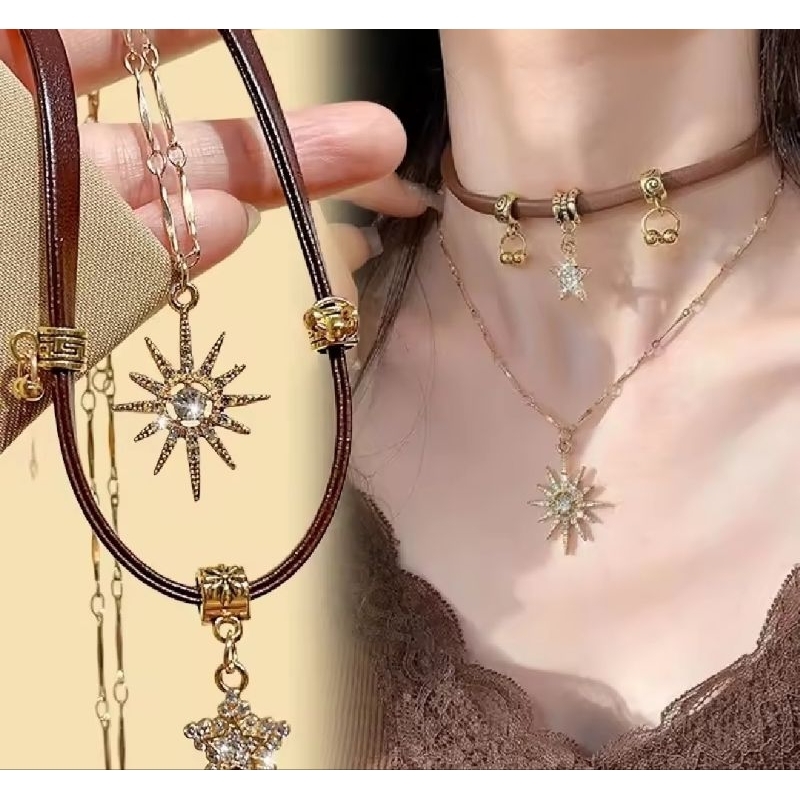 พร้อมส่งจากไทย 🇹🇭  สร้อยคอสไตล์วินเทจโบฮีเมียน