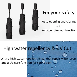 [Waterfront official brand store] QuickShut Automatic foldable umbrella 55cm