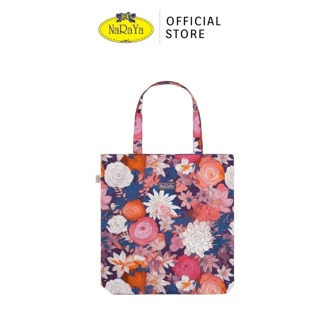 NaRaYa Foldable Shopping Bag กระเป๋าผ้าพับเก็บได้ NB-795N/L