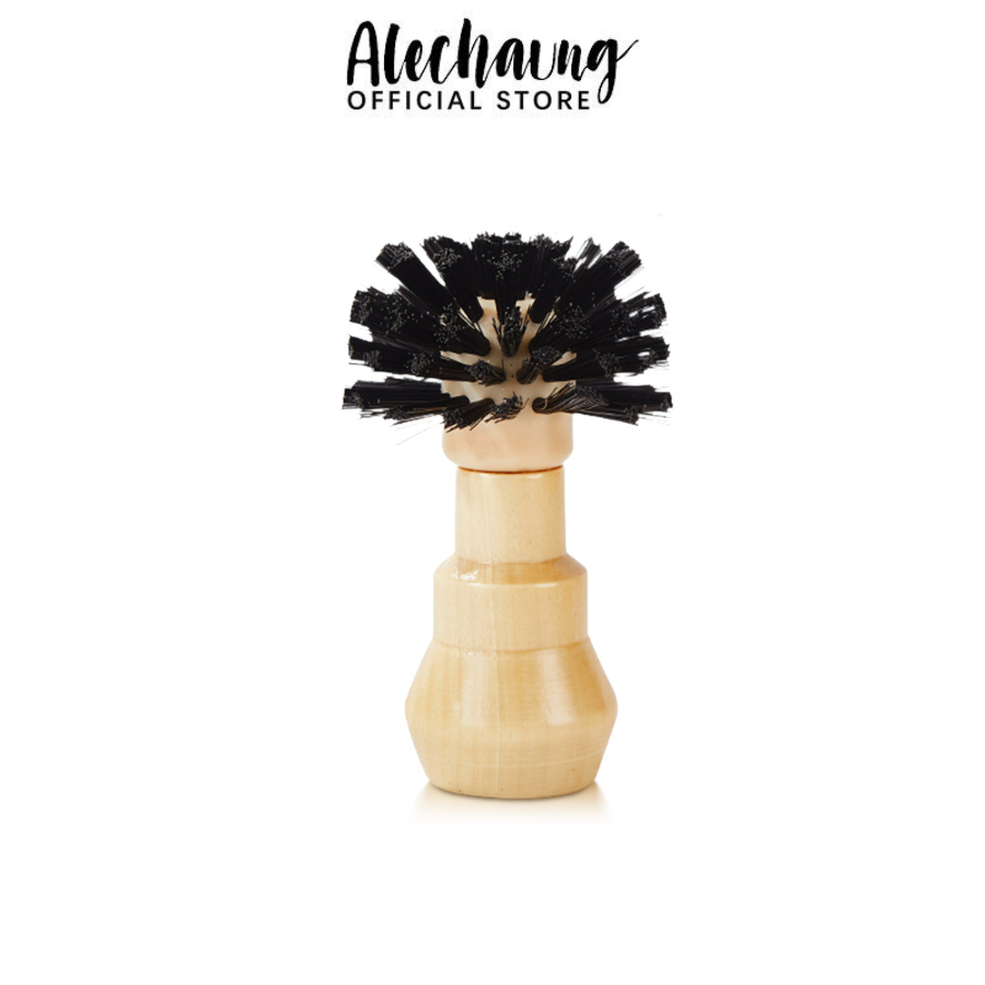 Alechaung แปรงปัดผงกาแฟ ที่ทำความสะอาดแปลง ไม้ปัดผง Coffee Brush หัวแปรง 360 องศา ขนแปรงแข็งแรง ไม่หลุดร่วง