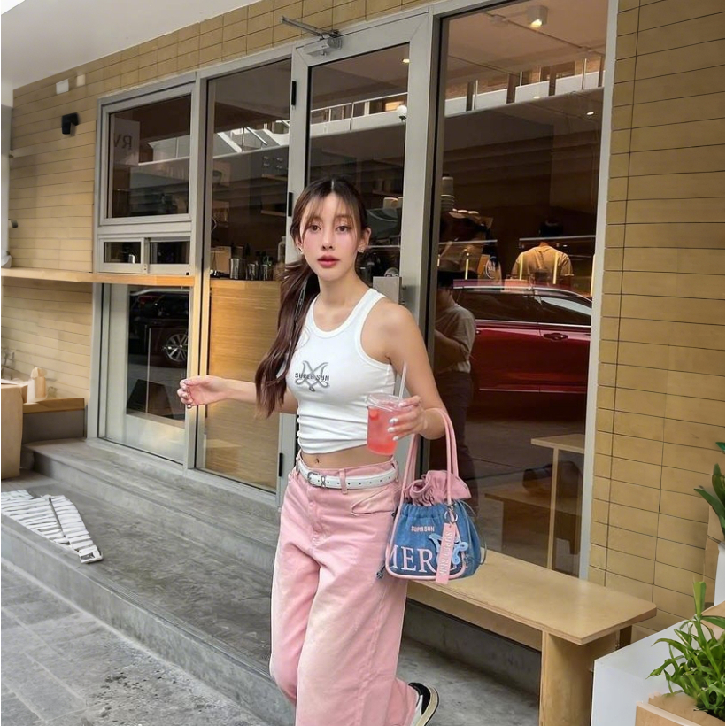 MERGE A DAY BAG กระเป๋าถือ M/L💞ของแท้ 100 %💞 สินค้าพร้อมส่ง กระเป๋าถือ กระเป๋าสะพายไหล่