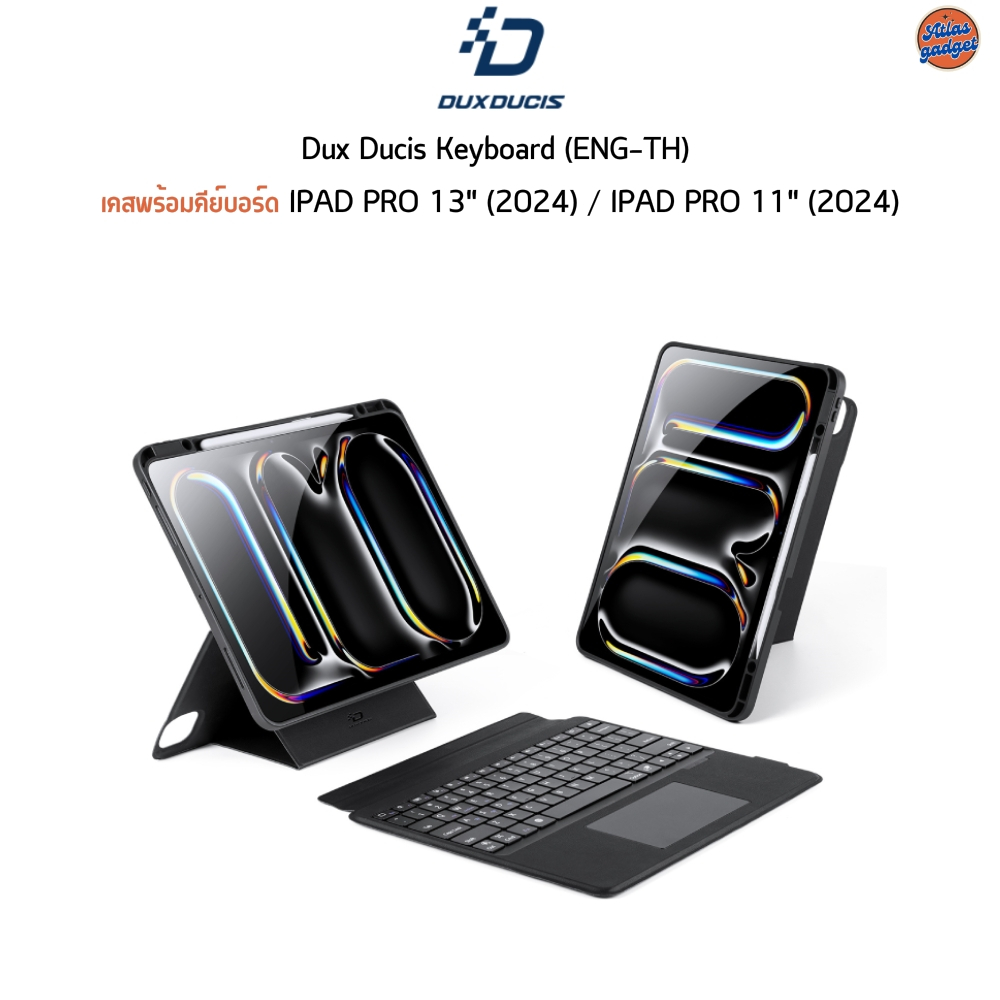 Dux Ducis Keyboard with Protective Case เคสพร้อมคีย์บอร์ด(ENG-TH) สำหรับ iPad Pro 13" / 11"(2024)