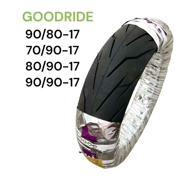 ยางนอก เรเดียล Goodride ลายสายฟ้า 90/80-17, 70/90-17, 80/90-17, 90/90-17 Motorcycle มอเตอร์ไซค์