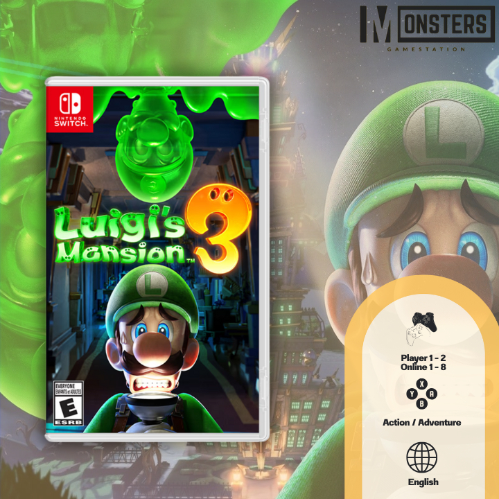 [Nintendo Switch] Luigi Mansion 3 [มือ1] (สินค้าพร้อมส่ง)