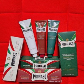 🇮🇹ฉลากไทยของแท้🇮🇹🔥Proraso Shaving Cream Tube Refreshing,Sens…