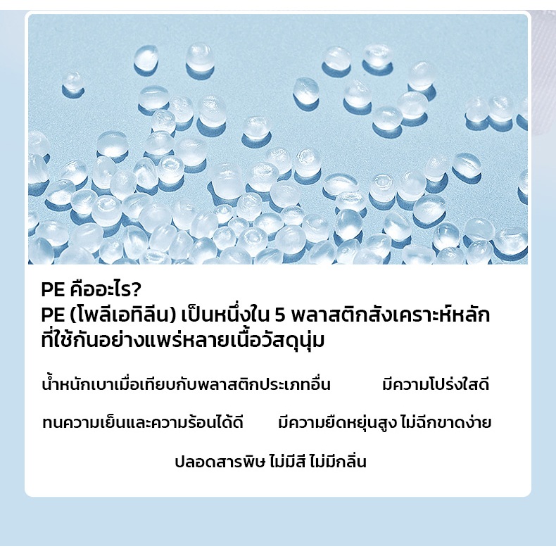 Grarey ถุงใสมีหูหิ้ว ถุงเก็บวัตถุดิบ 30x36 cm 200 ใบ ใส่ผักและผลไม้เกรดอาหารในครัวเรือน รุ่นหนาพิเศษ - รูปที่ 3
