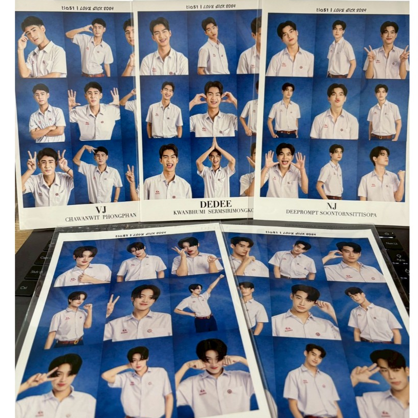 (แท้จาก Official ของมีจำกัด) Postcard 9 ช่อง นักเเสดง LoveSick 2024 พร้อมส่ง