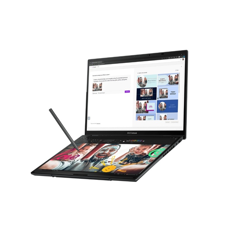 Asus Zenbook DUO UX8406MA-PZ937WS Ultra 9 185H SSD1TB RAM32GB จอทัส 2 จอ พร้อมปากกา สินค้ามือสอง ประ