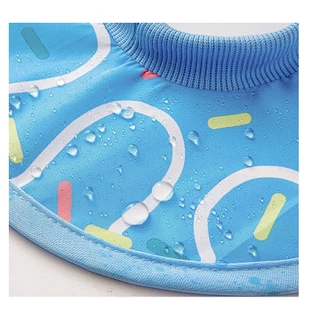(C03)คอล่าลายโดนัท(พร้อมส่ง!!) สำหรับสัตว์เลี้ยงทำหมัน หรือบาดเจ็บ ลำโพงกันเลีย สุนัข แมว