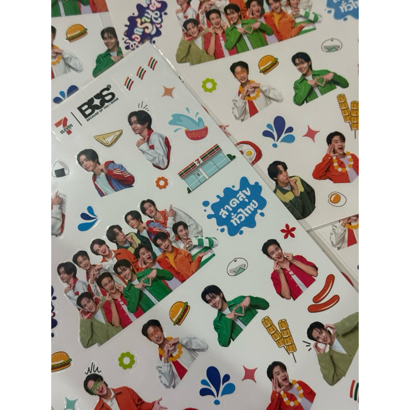 สติกเกอร์ บัส 7-Eleven สงกรานต์ BUS