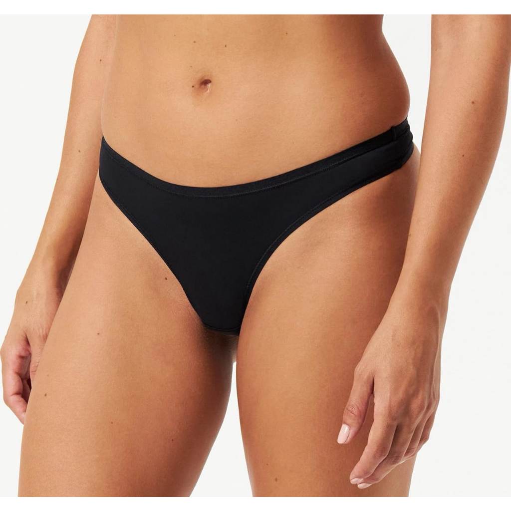 กางเกงใน จีสตริง สีดำ เรียบๆ เซท 5 ตัว แบรนด์ Iris & Lilly Designed in London