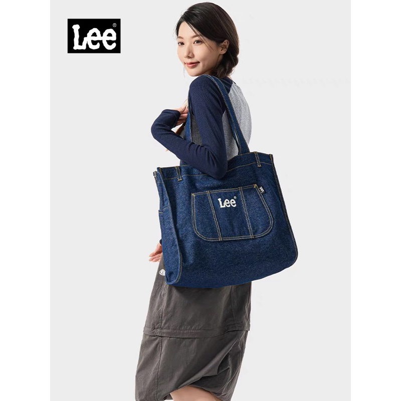 LEE Denim Tote Bag / กระเป๋ายีนส์ LEE สะพายไหล่