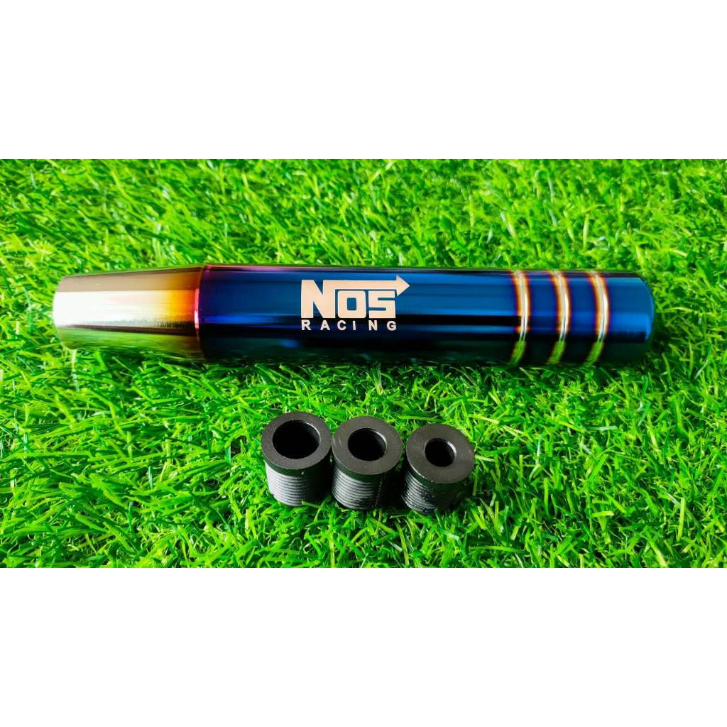 หัวเกียร์ หัวเกียร์แต่ง หัวเกียร์ หัวเกียร์กระปุ๊ก ออโต้แบบขัรบันได หรือไม่มีปุ่มกด หัวเกียร์ไทเท 17 ซม.