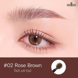ถูก/แท้/มีไลฟ์ มาสคาร่าคิ้ว ODBO Airy Brow Mascara มาสคาร่าคิ้วหัวพุ่ม ปัดคิ้ว ย้อมคิ้ว คิ้วตั้ง คิ้วสวย กันน้ำ