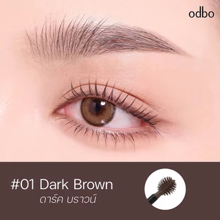 ถูก/แท้/มีไลฟ์ มาสคาร่าคิ้ว ODBO Airy Brow Mascara มาสคาร่าคิ้วหัวพุ่ม ปัดคิ้ว ย้อมคิ้ว คิ้วตั้ง คิ้วสวย กันน้ำ