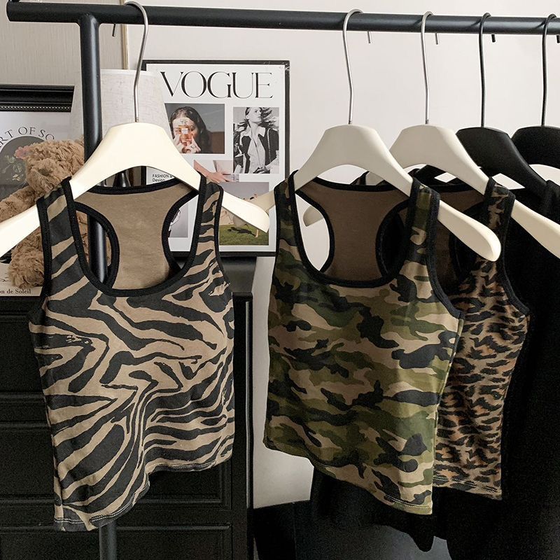 เสื้อกั๊ก เสื้อกล้ามวินเทจ งานขอบ ผ้ายืดได้ เข้ากับหลักหลายสไตล์ หน้าร้อนต้องมี#0305 - รูปที่ 3