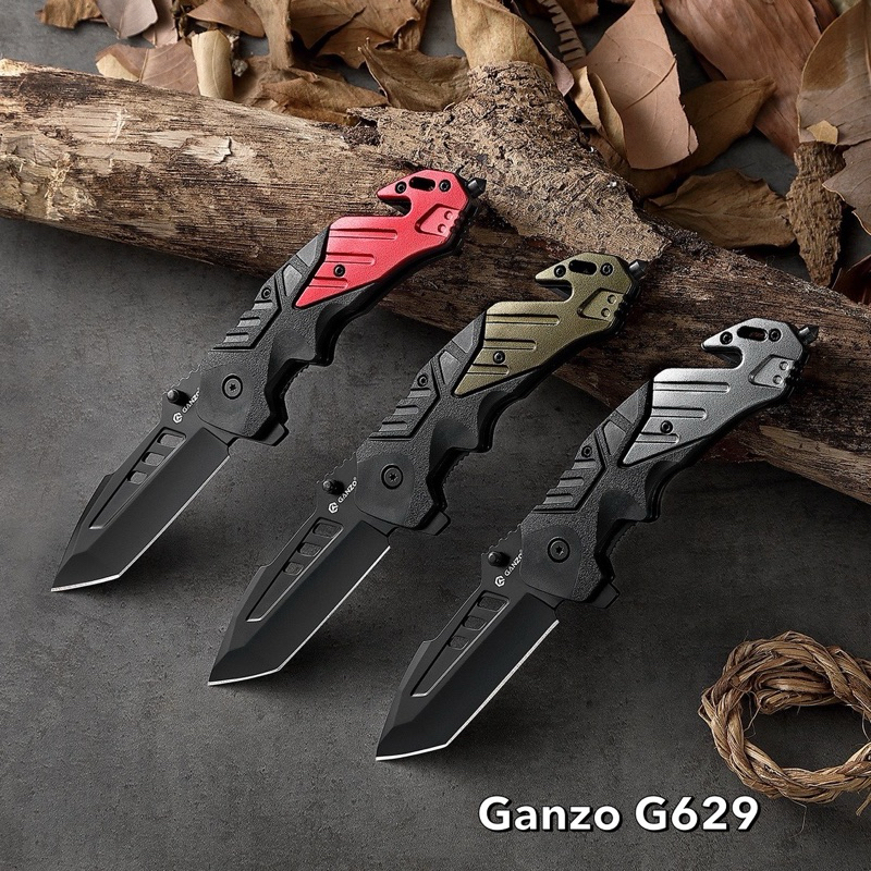 มีดพับ Ganzo รุ่นG629 ของแท้100% ใบมีดเหล็ก 8CR14