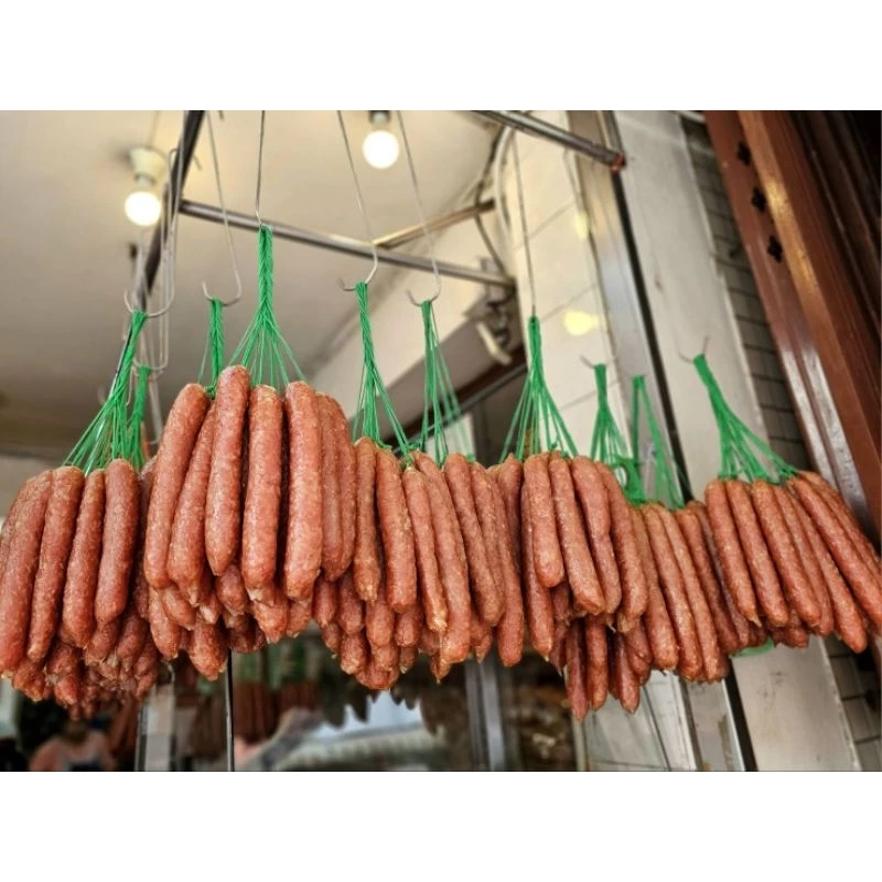 กุนเชียงหมู โชคดี Chinese sausage 500 กรัม ของแห้ง ของทานเล่น เยาวราช(ร้านหมูหยองโชคดี วงเวียน22) thumbnail 4