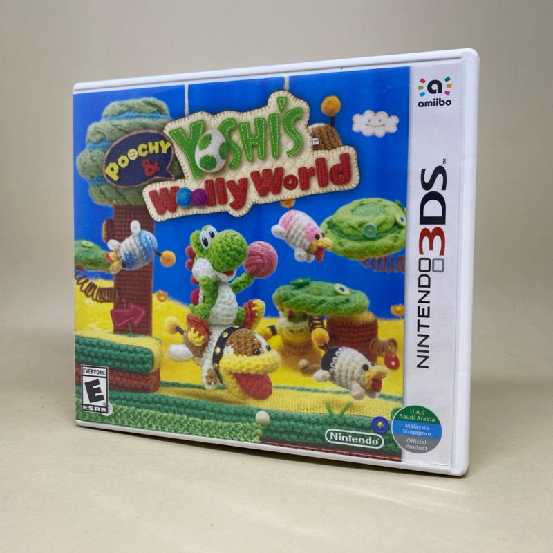 Poochy & Yoshi's Woolly World (3DS) | Nintendo 3DS | Original USA | English | สินค้าแท้ มือสอง ใช้งา