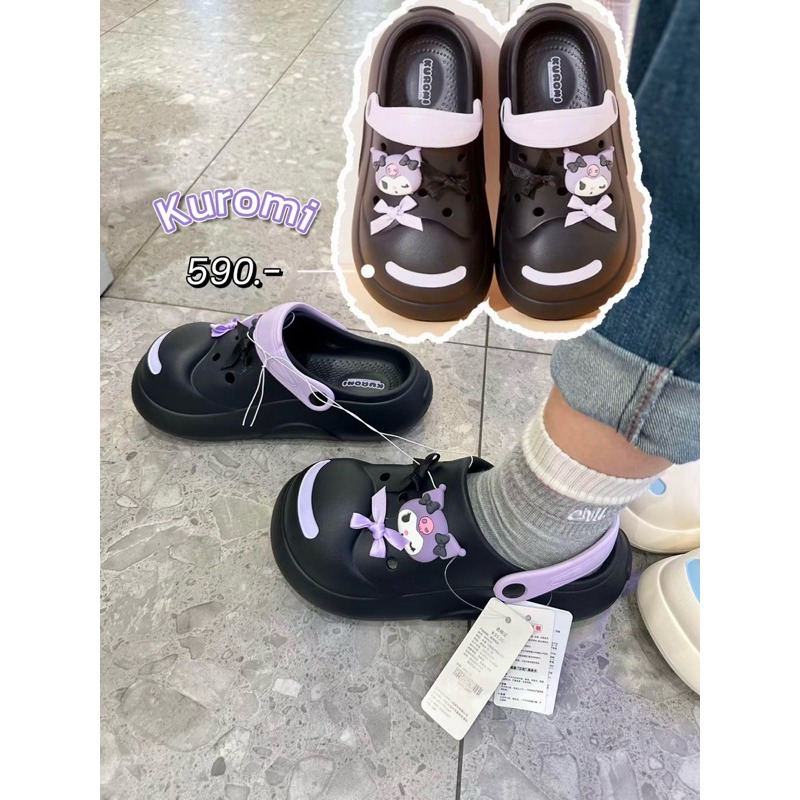 Sanfu xSanrio Zootopia Tom&Jerry รองเท้าแตะหลุมทรงcrocs ใส่นอกบ้าน