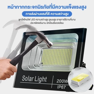 ราคาที่ดีที่สุดในตลาด【รับประกัน30ปี】ไฟโซล่าเซลล์ กันน้ำกลางแจ้ง ป้องกันฟ้าผ่า Solar light สว่างอัตโนมัติเมื่อฟ้ามืด