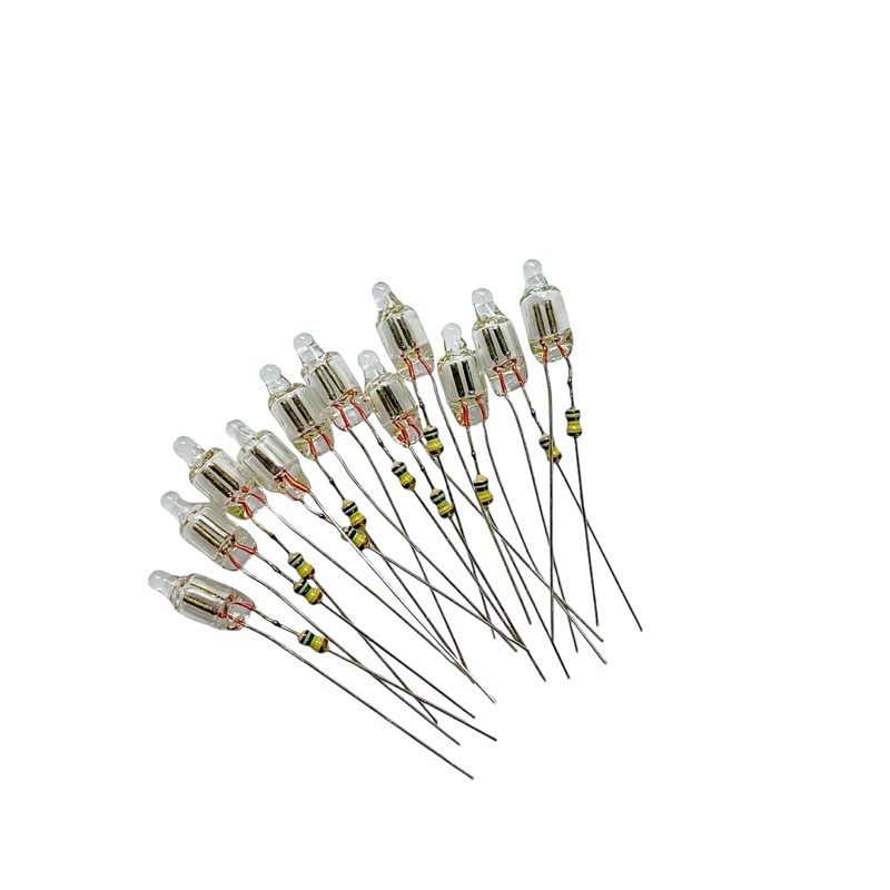 หลอดไฟ(แพ็ค 5ชิ้น) หลอดไฟสำหรับหม้อหุงข้าว เตารีด กระติกน้ำร้อน ใช้ไฟ 220 v ขนาด 5x13mm