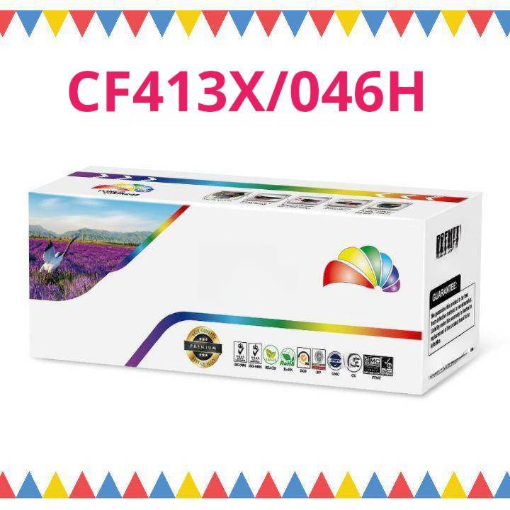 หมึกเลเซอร์ โทนเนอร์ ตลับเทียบเท่า CF413X/CF413A/CARTRIDGE 046H M Color box แดง