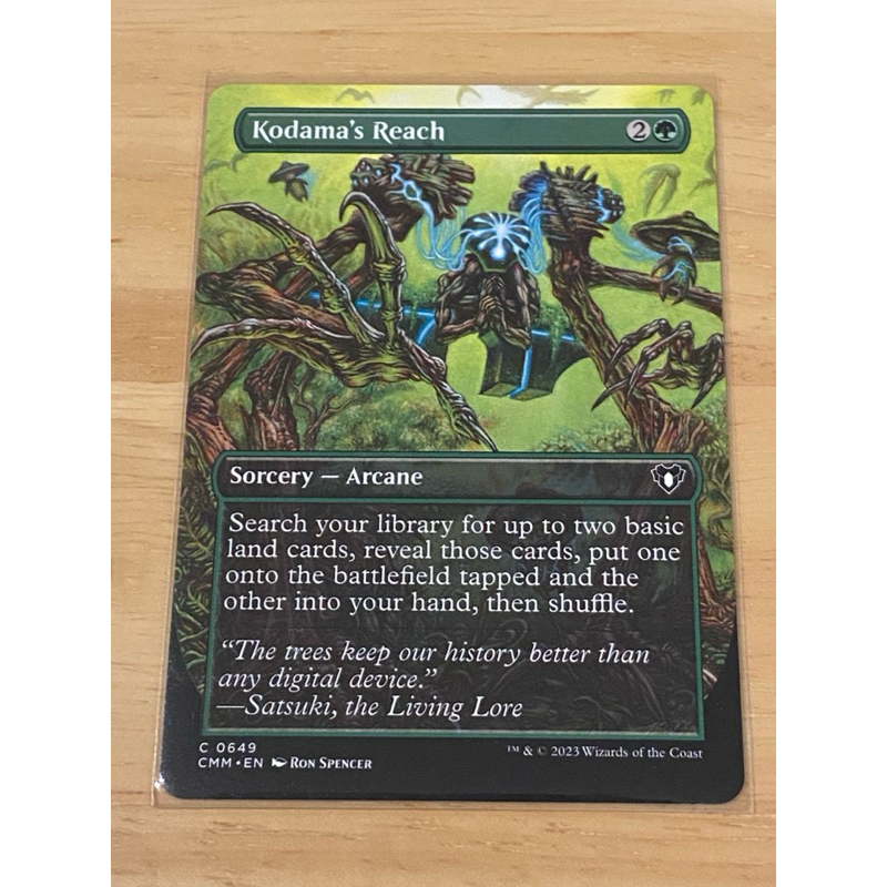 [MTG][CMM] Commander Masters Variants: Kodama's Reach (Borderless) การ์ดแท้ Magic The Gathering