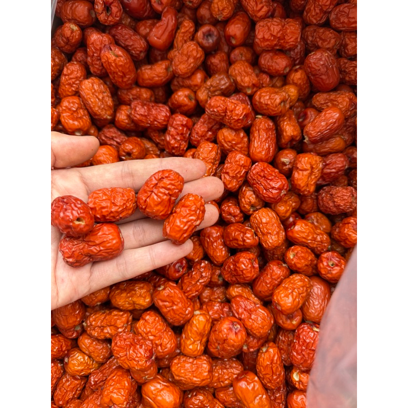 พุทราจีนอบแห้งไร้เมล็ด ( ไซร์กลาง ) หอม อร่อย พร้อมทาน