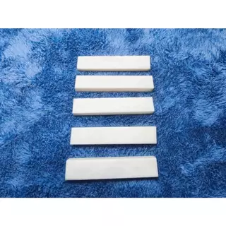 แท่งกระดูกสำหรับใช้ทำ Nut และ Saddle กีตาร์ , Bone Saddle Blank , Bone Nut Blank