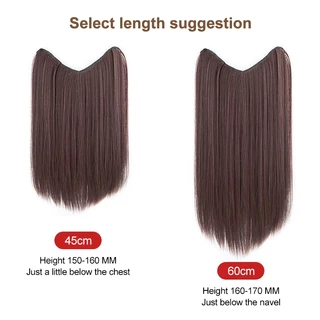 แฮร์พีชแบบช่อ วิกผมยาวตรง แพตรง ยาว 45cm/60cm หนาสุด สวยได้ทุกโอกาส