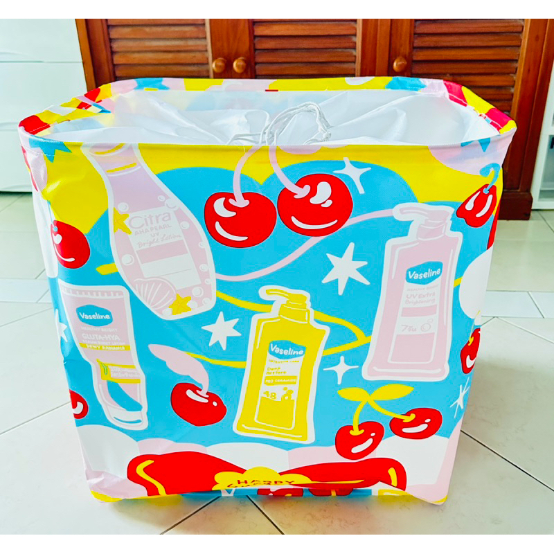 Citra Unilever ตะกร้าผ้าพับได้ ถุงเก็บของพับได้ Happy Sunday Basket สินค้าพรีเมี่ยม 2025