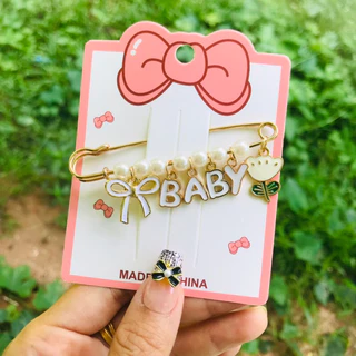 💜Bangtao เข็มกลัดแฟชั่น ขนาด 7 ซม. เครื่องประดับ ตกแต่งเสื้อผ้า กระเป๋า พร้อมส่ง
