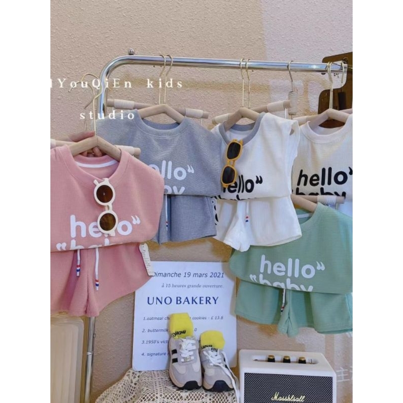 เสื้อกล้าม+กางเกง พร้อมส่งจากไทย